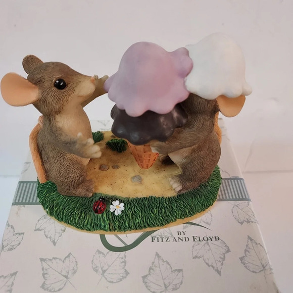 Fitz and Floyd Charming Tails Triple Delight - In Original Box - Picture 4 of 9